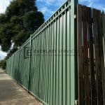SF4 - Green Oxley Ring Fencing Panel with Back Cladding