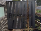 SS59 – Monument Vertical Slats Single Gate – Strathmore Front View