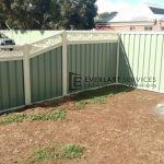CB41 - Colourbond Fencing Green with Custom Pattern
