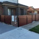 A92 - Front Slats Fence + Single Gate in Altona 2