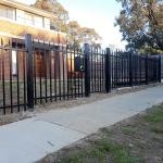 SF163 - Square Level Spear Steel Fencing