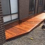 T50 - Timber Decking Side of House