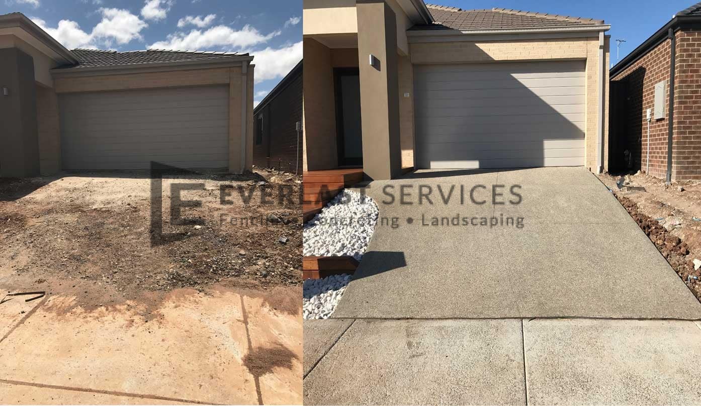 EA18 - Driveway Before and After - Concrete Type 13