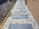 Stepping-Stone-White-Pebbles-Landscaping