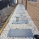 L119 - Stepping Stone White Pebbles Landscaping