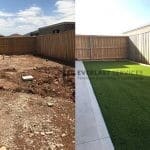 L62 - Synthetic Grass Before and After