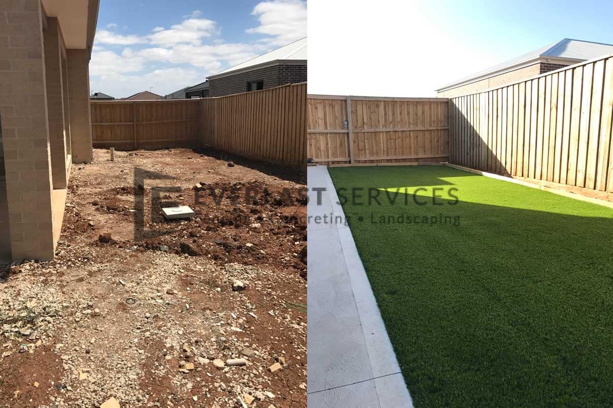 L62 - Synthetic Grass Before and After
