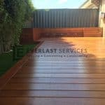 Wooden deck full view