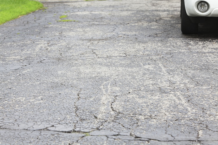 Concrete driveway repairs