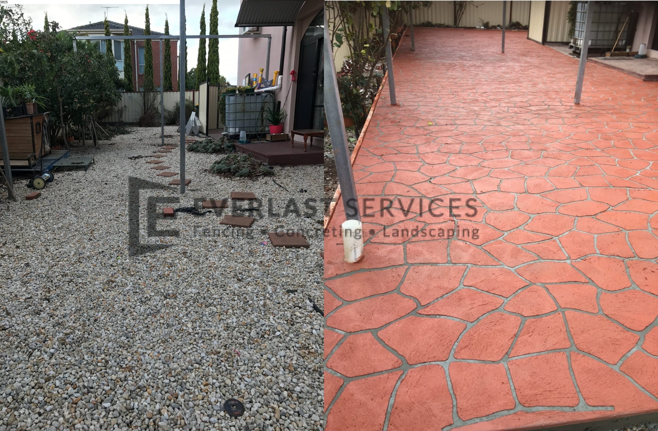 ST14 - Before and After Stencil Concrete