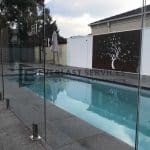 GF11 - Glass Pool Fencing + Swimming Pool + Modular Walls