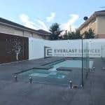 GF12 - Glass Pool Fencing + Swimming Pool + Modular Walls
