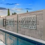 MW 66 - Swimming Pool Modular Fence + Decorative Feature Wall