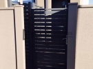 SS111 – Aluminium Slats Single Entry Gate