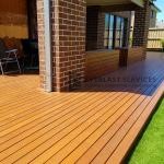 Back Yard Decking with Seats