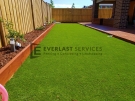Synthetic Grass with Garden Bed