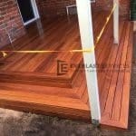 Backyard Decking with 3 Steps View 2