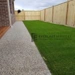 Backyard Footpath With Synthetic Grass