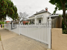 SF182 - Ascot Vale - Picket fence and footpath