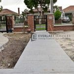 SF189 - Yarraville - Front Yard Steel Fencing