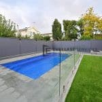 L283 - Yarraville - Backyard Landscaping with Glass Pool Fence