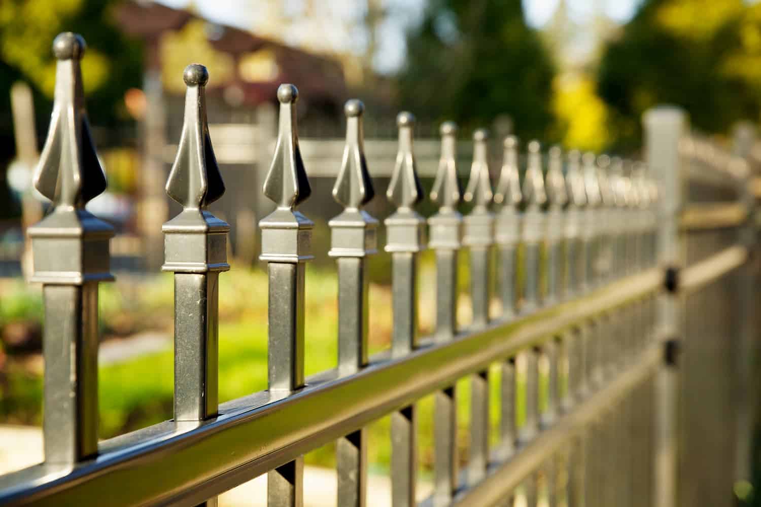 Pointed Metal Fence