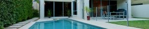 Landscaping Pool Paving Fence