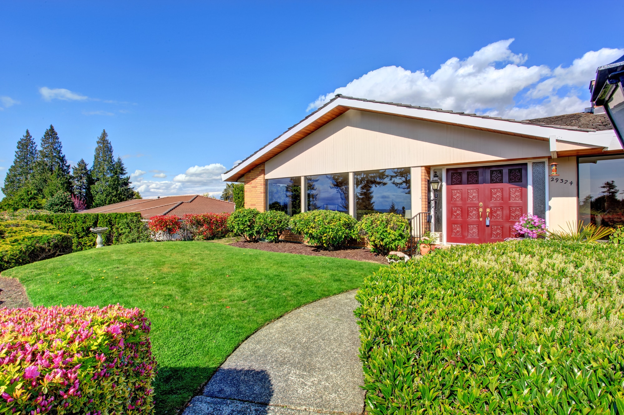 landscaping ideas front of house