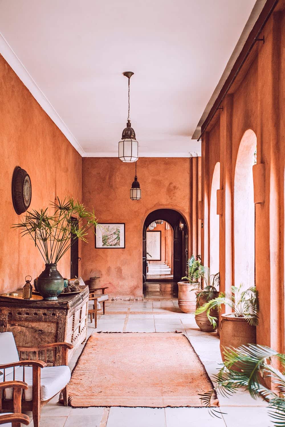 Morocco inspired courtyard